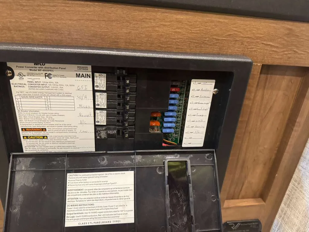 Professional battery bank upgrade on a recreational vehicle