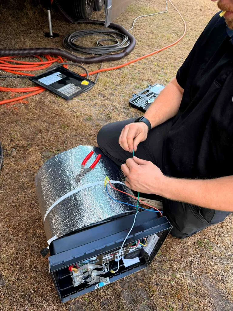 Black Tank Repair service for RVs in Florida